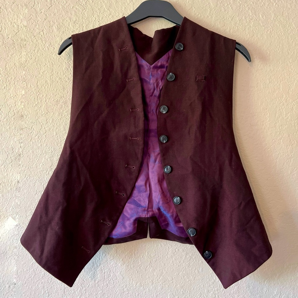 Flight attendant vest Vivienne Westwood for Virgin Atlantic